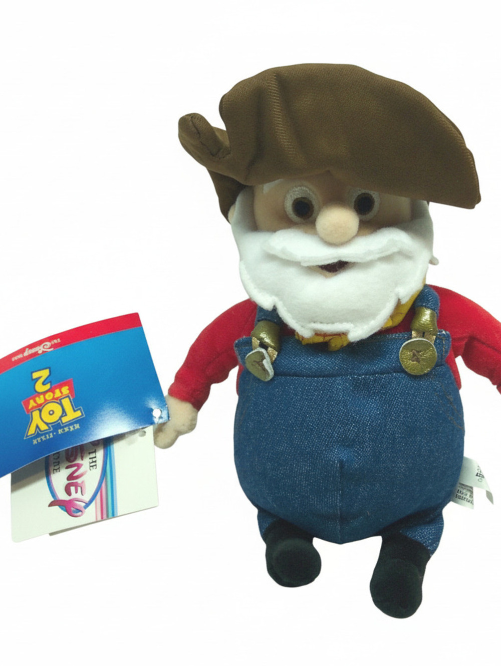Vintage Walt Disney Store Toy Story 2 Prospector 8"Bean Bag Toy 90's